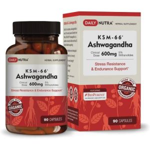 Ashwagandha 600mg Organic Root Extract