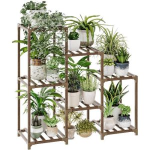 Indoor/Outdoor Wood Plant Rack
